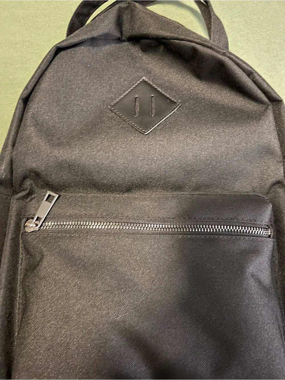 Classic Lightweight Black Backpack - Minimal Everyday - Back to School